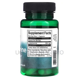 Swanson, L-Methionine, 500 Mg, 30 Capsules