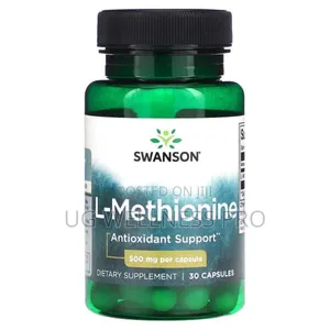 Swanson, L-Methionine, 500 Mg, 30 Capsules