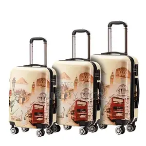 3 Piece Spinner Luggage Set 4 Wheel Luggage Travel Bags