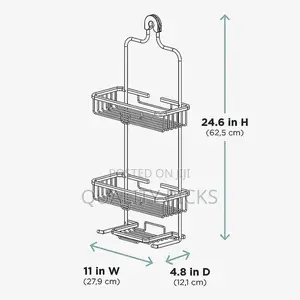 3 Tier Aluminium Hanging Shower Caddy