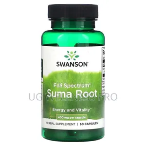 Swanson, Full Spectrum Suma Root, 400 Mg, 60 Capsules