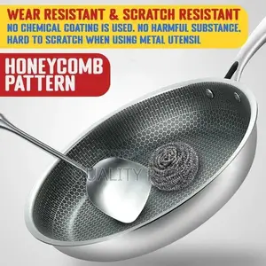 Idrop 24CM Inner Honeycomb Nonstick Frying Pansaucepan