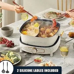 Boma Hot Pot Electric With Divider, 5L Double-Flavor