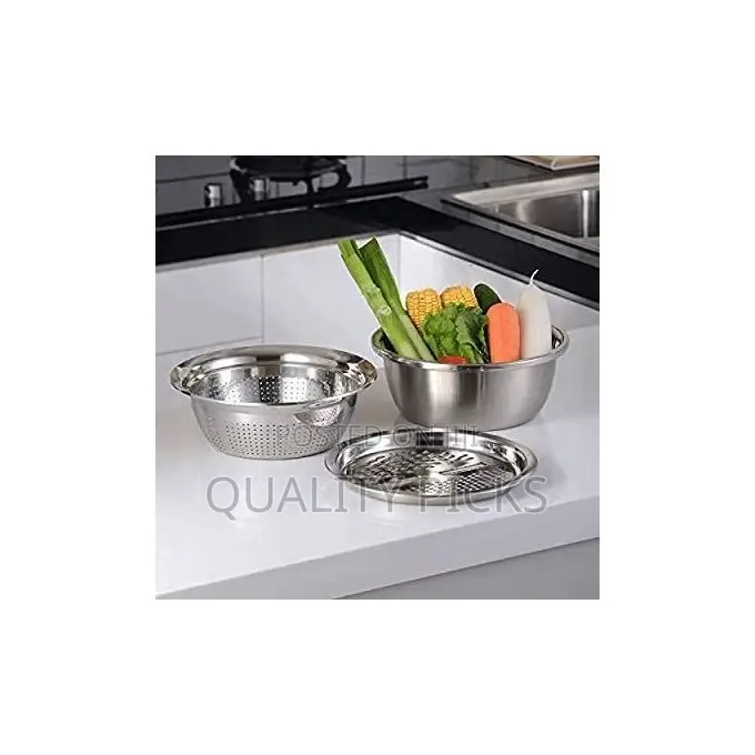 Other 3 In1 Colander Basin, Grater Strainer Rice Drain