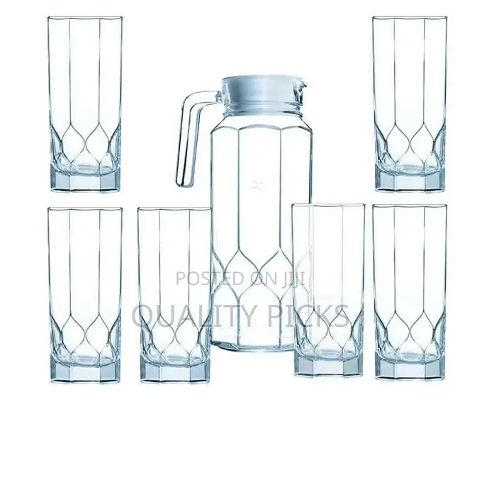 Luminarc 7 Piece Octime Diamond Drinkware Gift Set