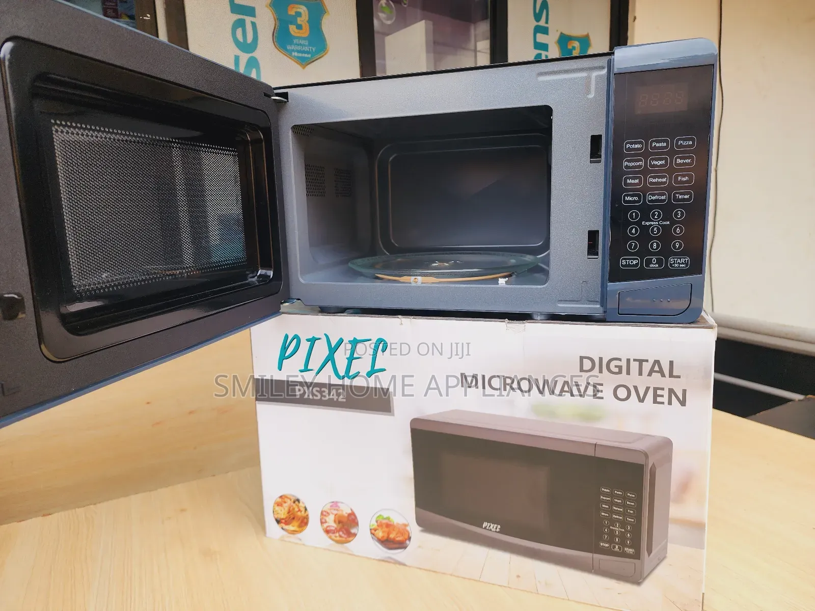 Pixels 20ltrs Microwave Black