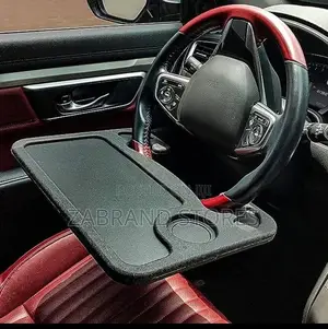 Steering Wheel Laptop Cup Holder Tray