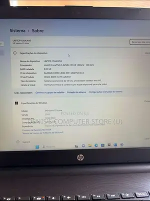 Laptop HP 250 G7 6GB Intel Core I3 SSD 256GB