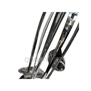 Long Dinner Serving Utensils/Spoons With Stand, 7pcs