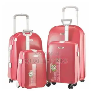 4 Piece PP Fashion Carry on Luggage Rolling Trunk Suitcase