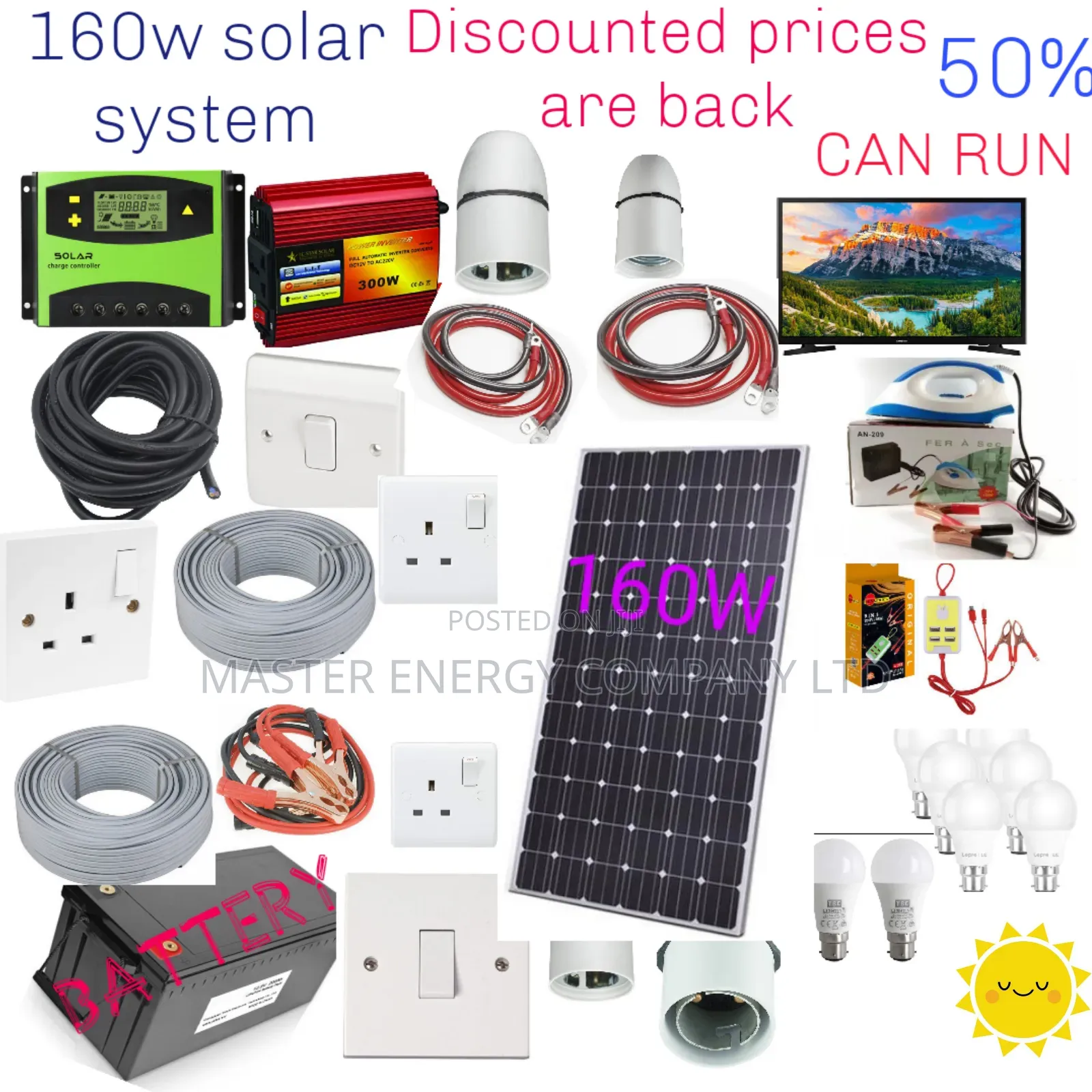 160w Solar Kit Full System German Dhdue