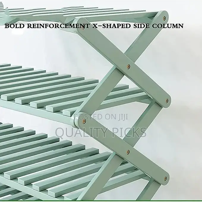 4 Tier Wooden Bamboo Shoe Rack Storage Shelf Organizer