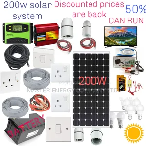 200W Solar System Full Kit German Technology Usje