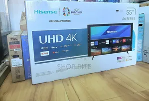 Crystal Clear Uhd Hisense 55inches Smart Tvs.