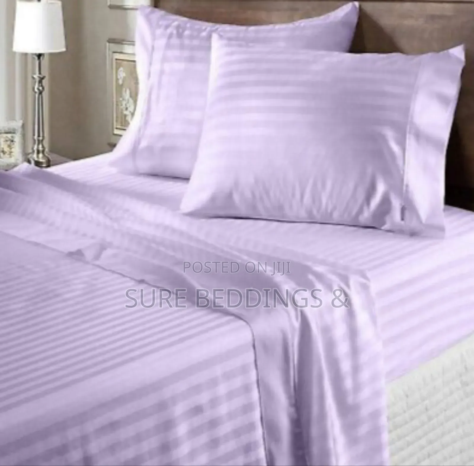 Stripped Hotel Bedsheets