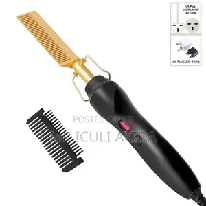 2 in 1 Electric Hair Heating Comb and Straightener