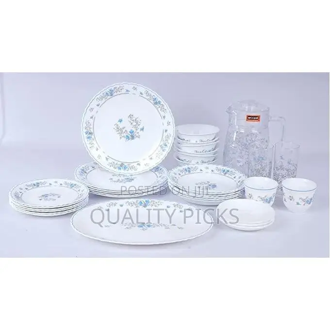Arcopal 38 PCS Plates Glasses Cups Bowls Saucers Dinnerware