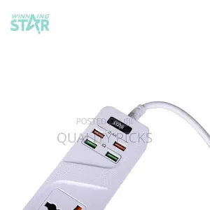 Winningstar 4 Switched Universal Extension Socket Cable-