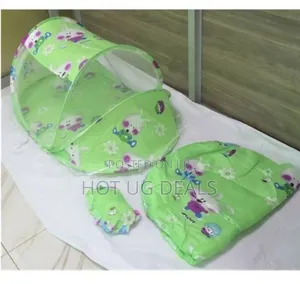 Foldable Baby Mosquito Net-Green