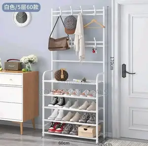 Multifunctional Hat and Shoe Rack