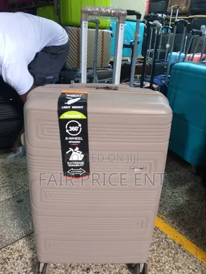 Extreme Rubber Plastic Suitcases. Large( Cream)