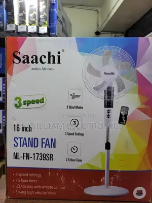 Electric 16inch Stand Fan/Remote Control Saachi Stand Fan
