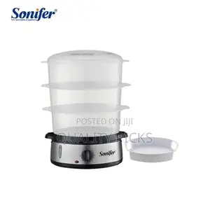 Sonifer Electric Food Steamer for Cooking, 3 Tiers
