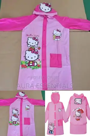 Hello Kitty Baby Children Rainsuit
