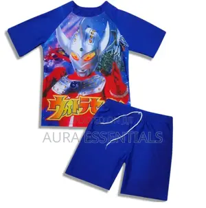 Customized Boys Two Pieces Cartoon Swimsuit