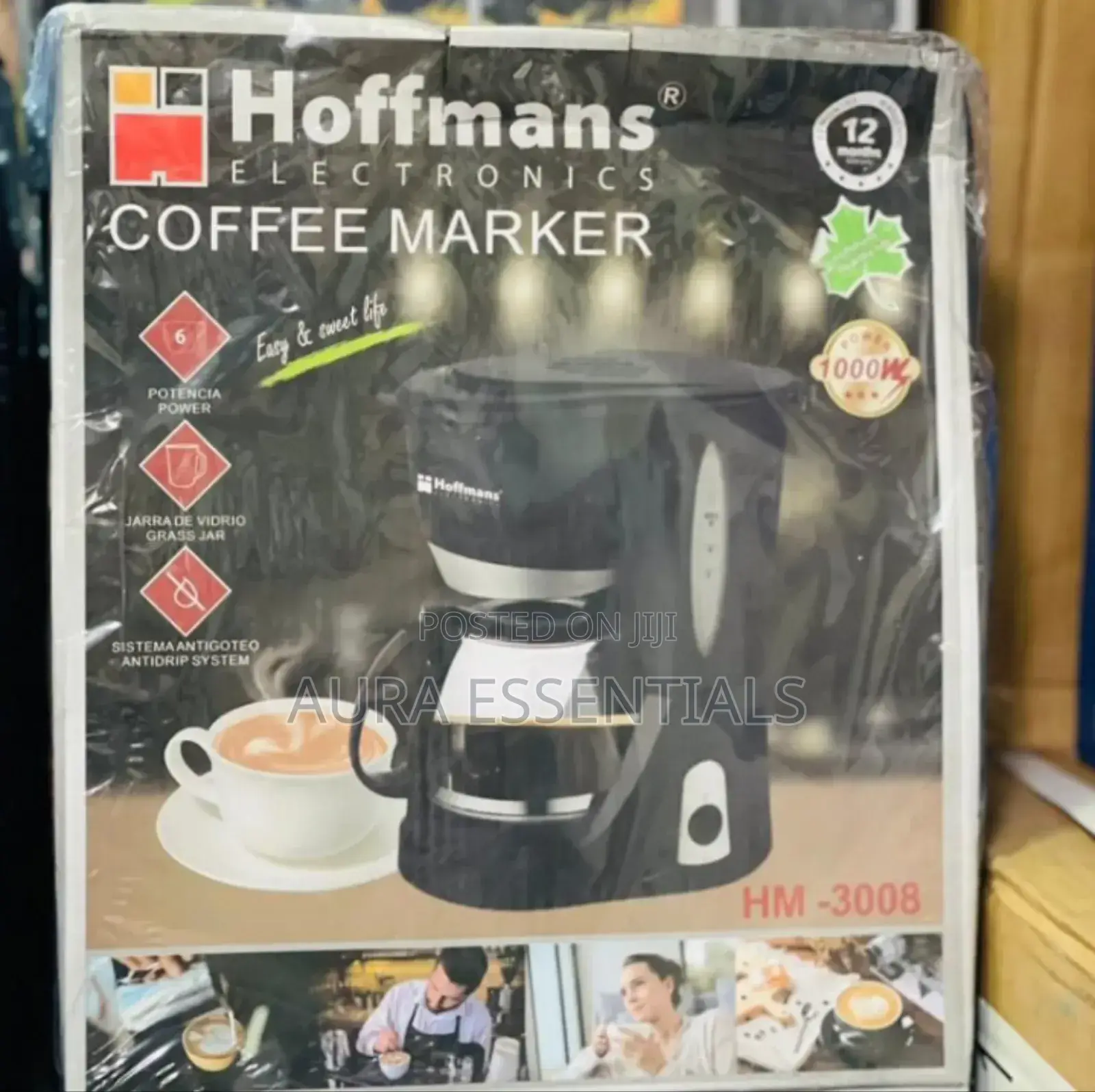 Hoffmans Coffee Maker HM-3008