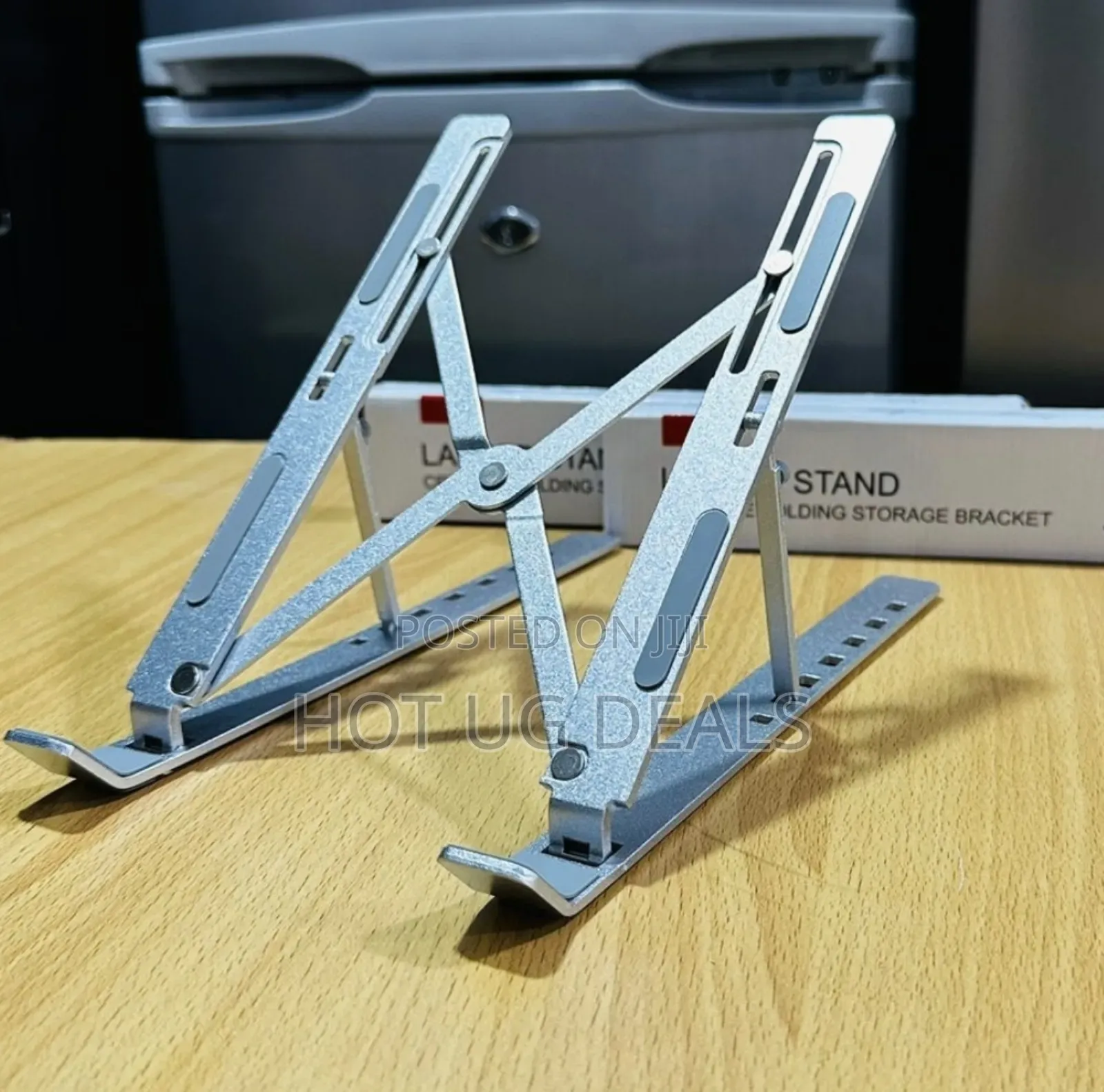 7-layer Adjustable Folding Metal Lap.Top Stand