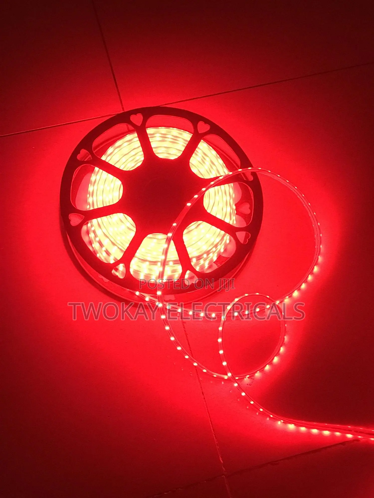 Strip Light Red Color 7000 Per Meter Decorative Light