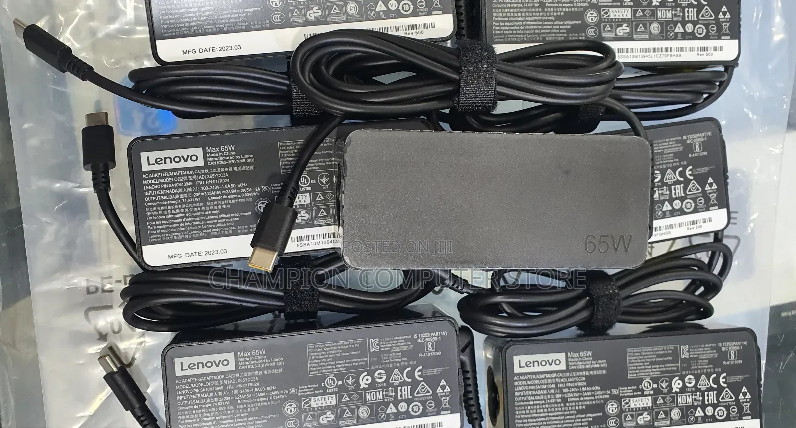 Lenovo 65w Ac Power Adapter Usb Type-C Charger