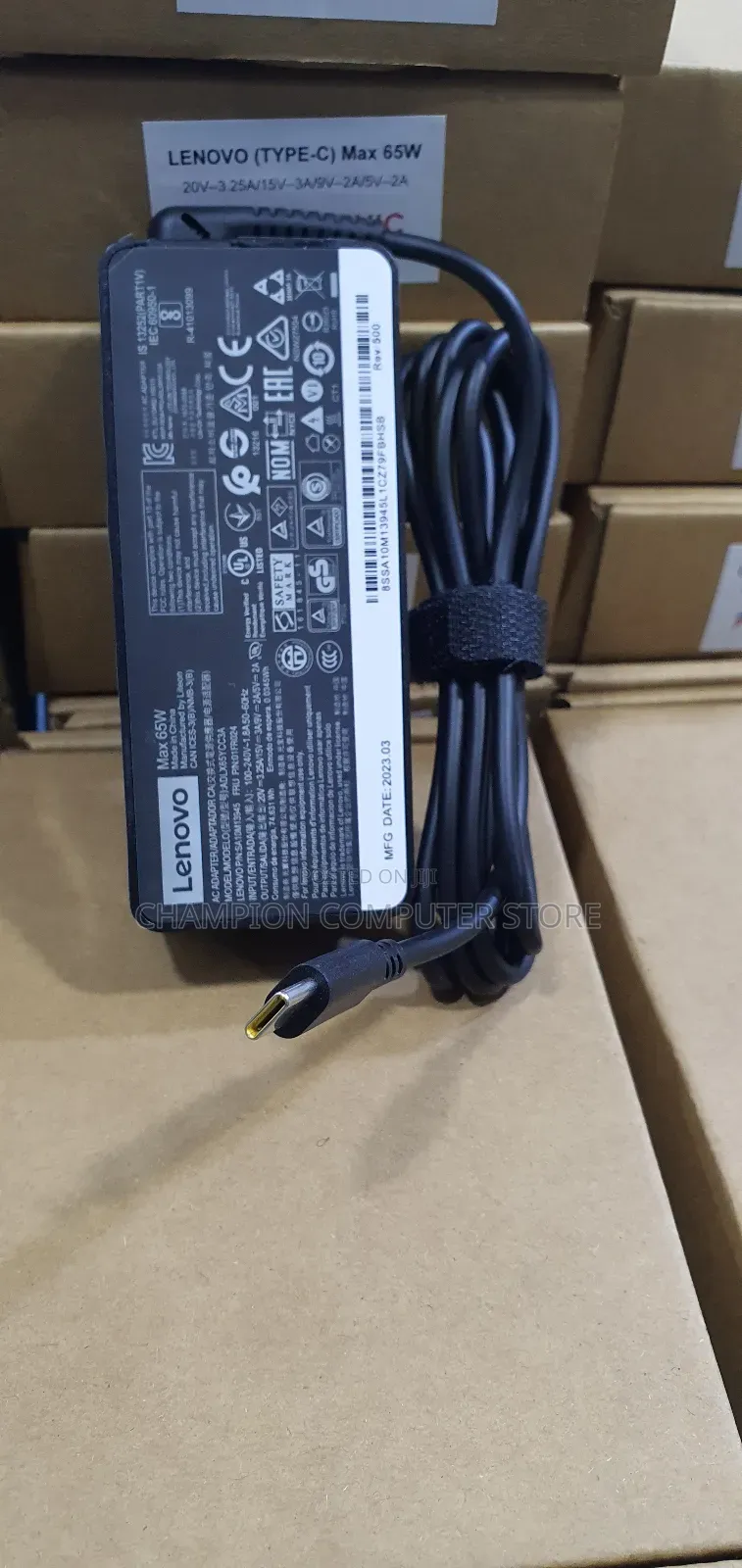 Lenovo 65w Ac Power Adapter Usb Type-C Charger