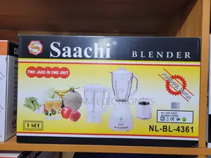 3in1 Saachi Blender/White Electric Saachi Blender 1.5L