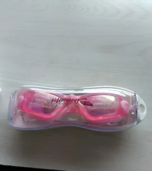 Pink Silicone Swimming Goggles Anti-Fog UV Swimming Glasses