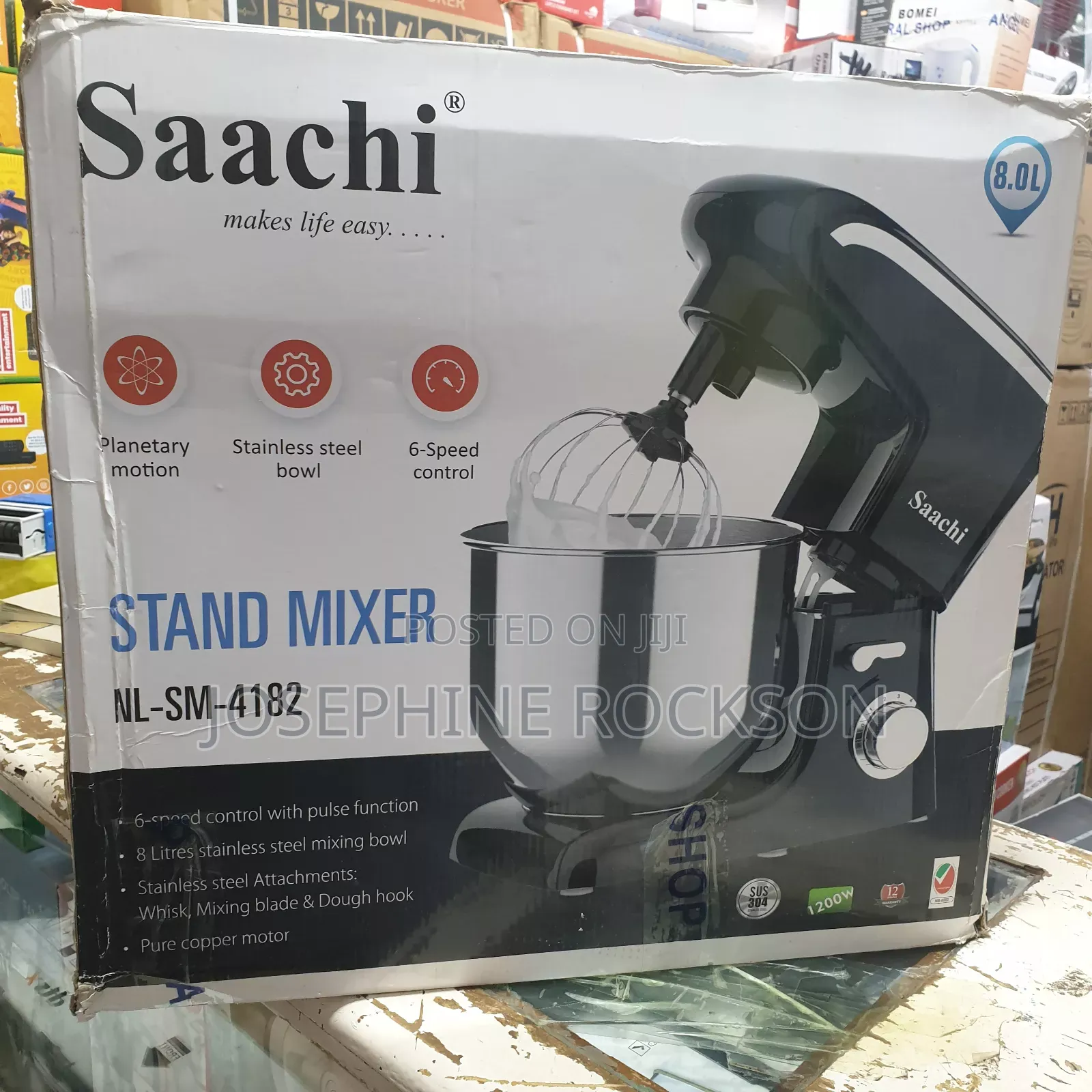 Saachi 8l Stand Mixer