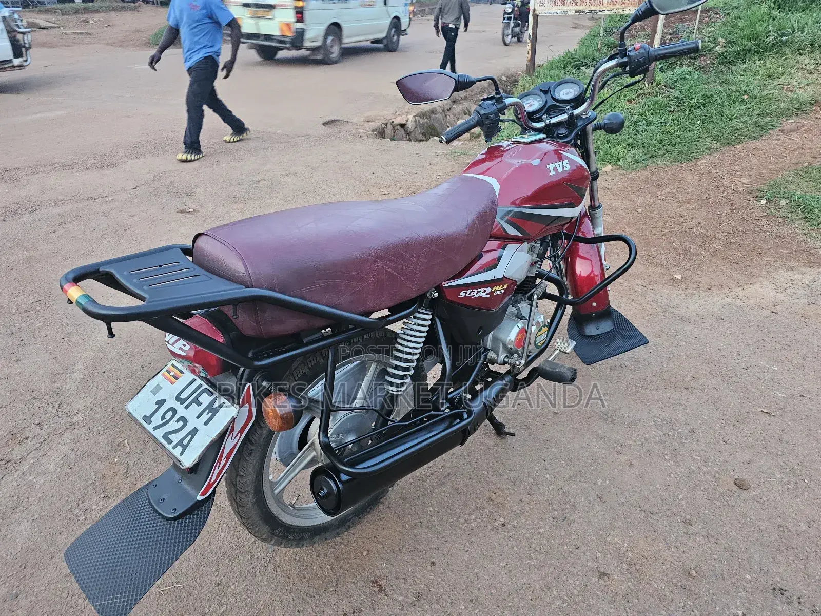 TVS HLX 125 2023 Red