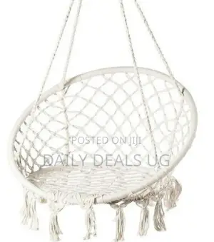 White Round Camping Chair
