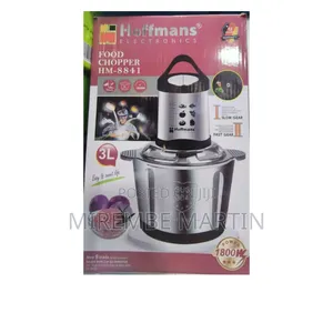 Hoffmans Stainless Steel Electric Food Chopper