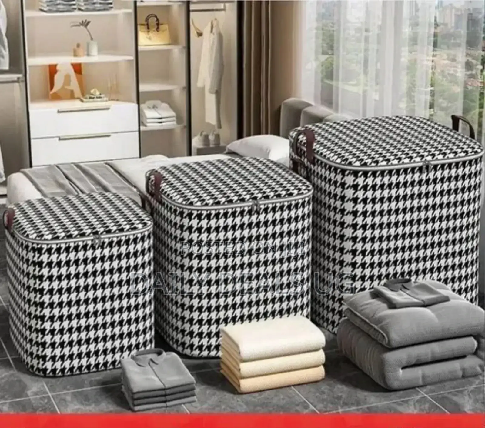 3 PCS Clothes Storage Box