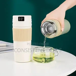 Digital Temperature Display Thermos Coffee Cup