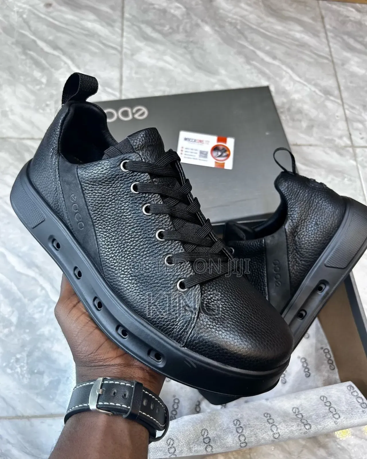 Ecco Street 720 Leather Sneakers