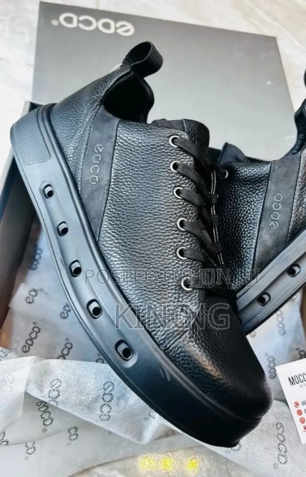 Ecco 720 Gore-Tex Black Sneakers