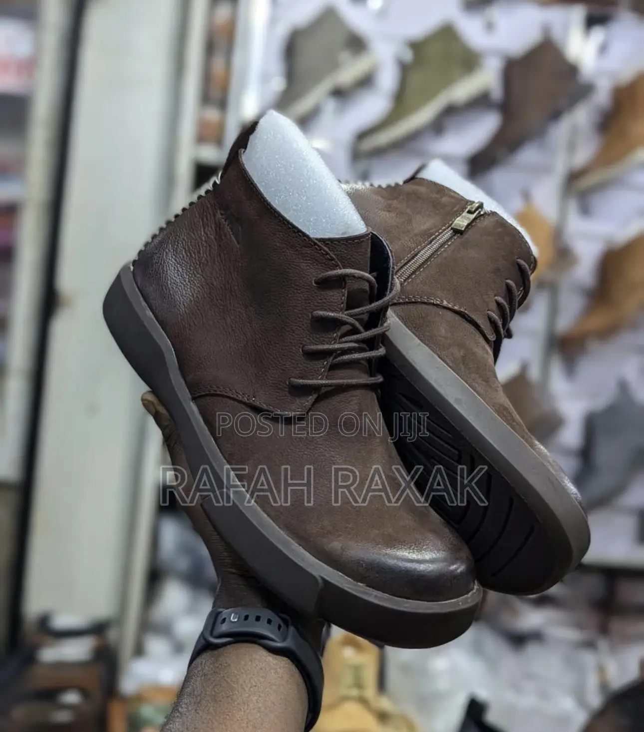 Original Coffee Brown Clarks Casual Premium Leather Boots