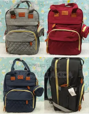 3in1 Baby Diaper Bag Bed WTH Usb Port,Mosquito Net,Bottle