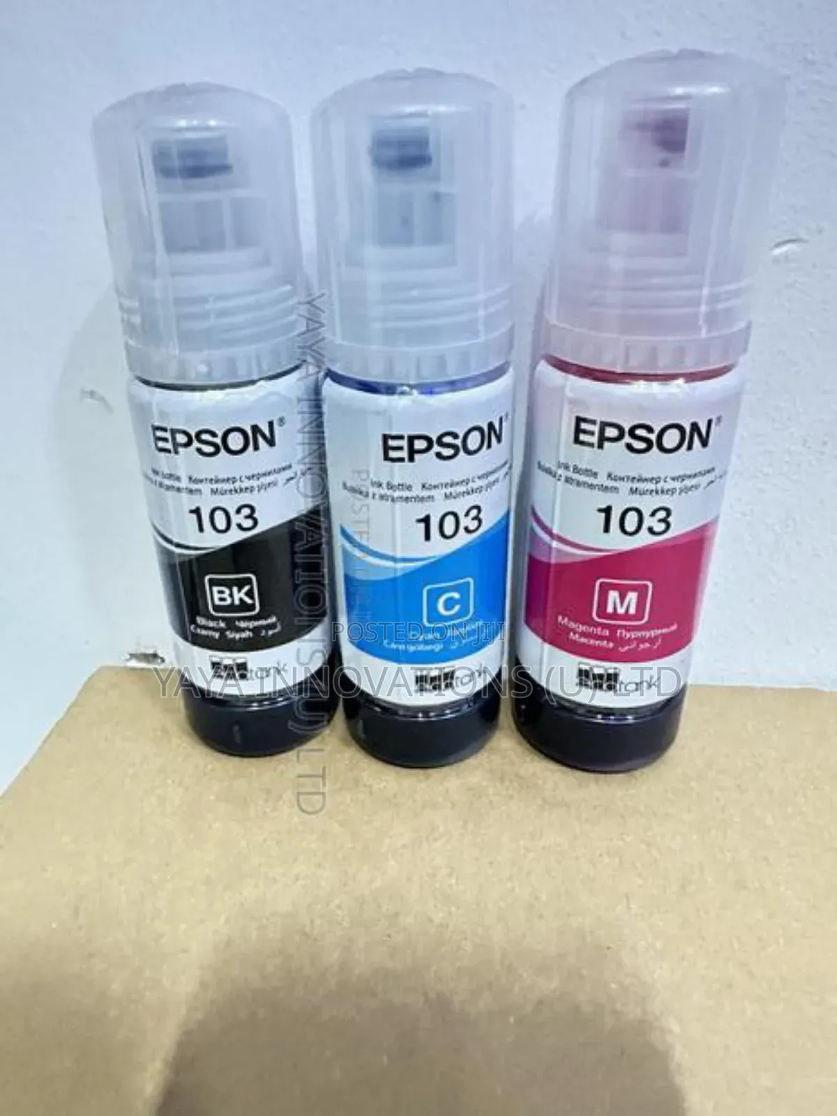 Cyan Black Magenta Epson Ink