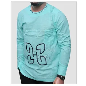 Kitengi African Wear Shirt. Green Kaftan