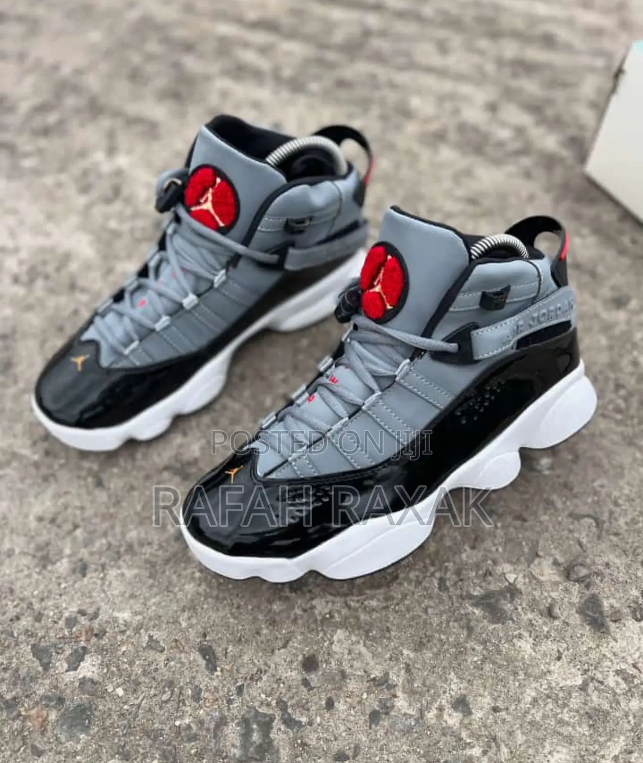 Original Nike Air Jordan 6 Light Graphite Sneakers