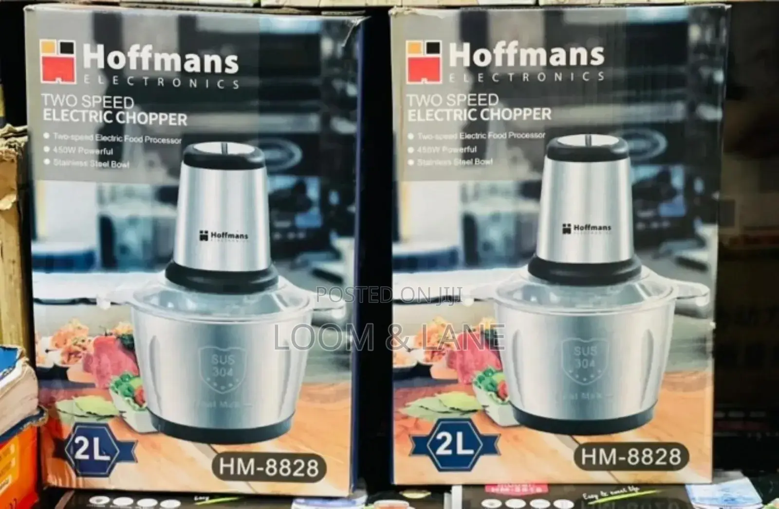 Hoffman Long Lasting 2L Food Chopper/Mixer